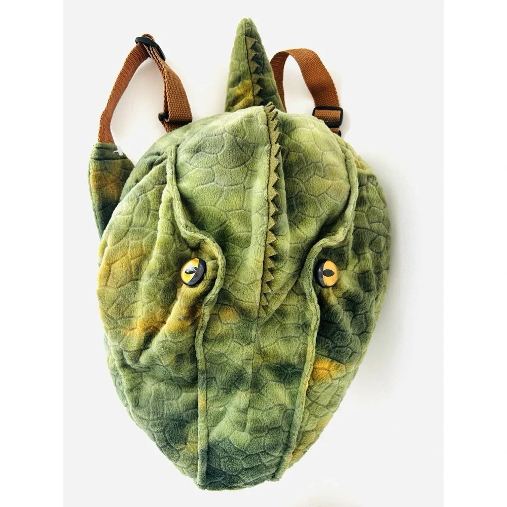 Jurassic Park Universal Studios Plush Velociraptor‎ Head Mini Backpack 14